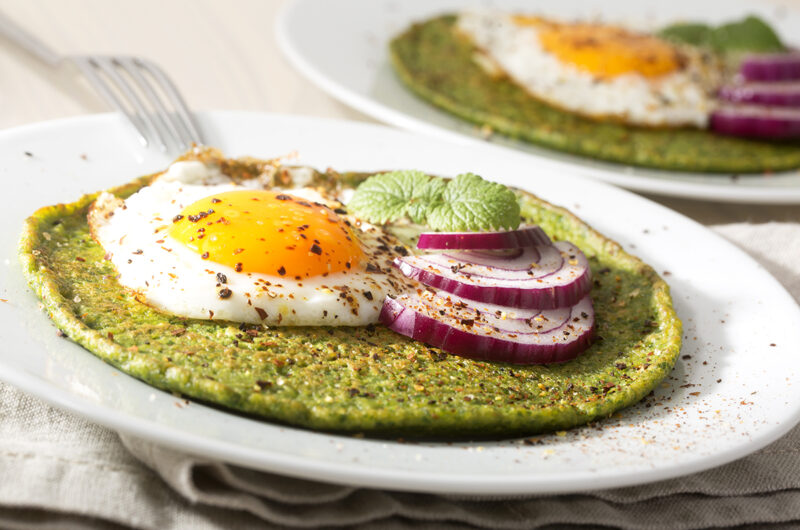 Žihľavové palacinky s volským okom