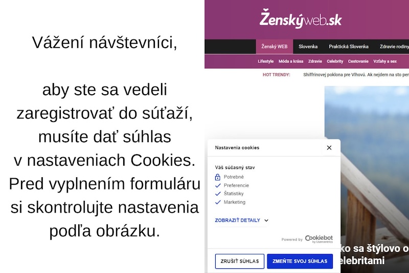 suťaž formulár