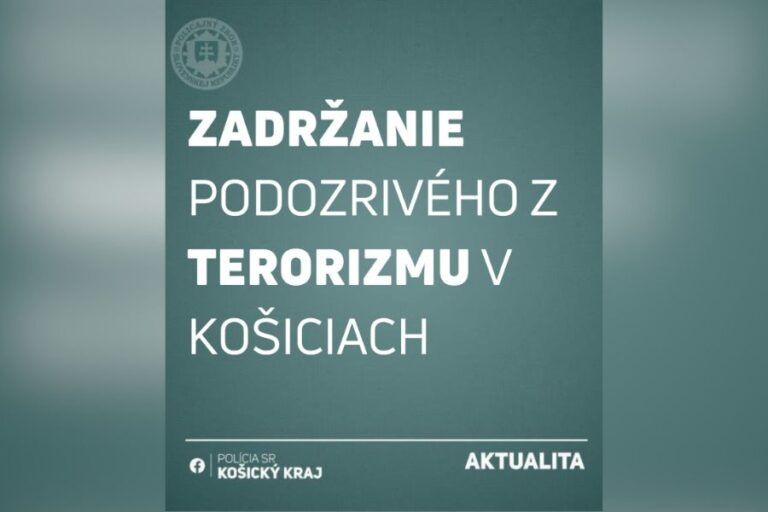 V Košiciach prebieha policajná akcia pre podozrenie z terorizmu