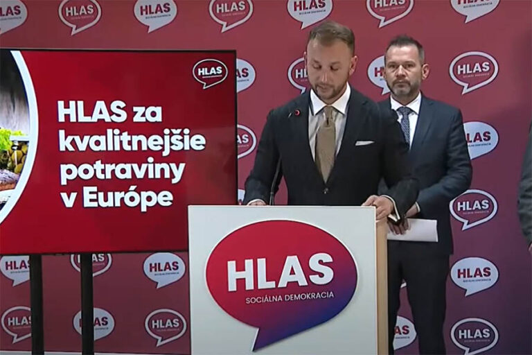 Hlas-SD sa pripojil k podpore európskej iniciatívy proti falošným potravinám