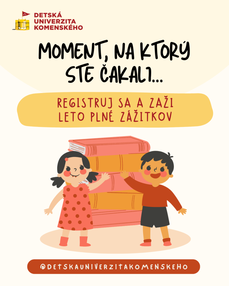 Detská Univerzita Komenského 2025: Letná škola, na ktorú sa nezabúda