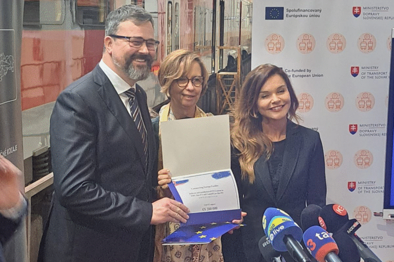 Slovensko získalo 135 miliónov eur z európskeho nástroja CEF na modernizáciu železníc a zvýšenie bezpečnosti dopravy