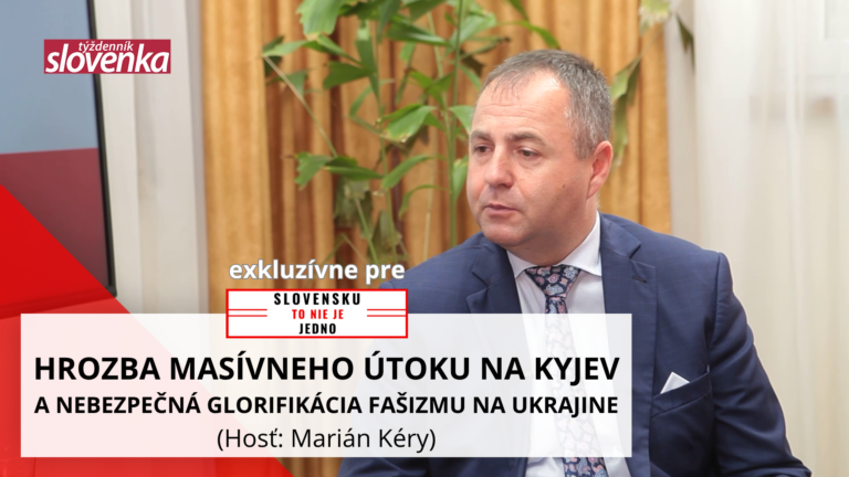 Marián Kéry v relácii Slovensku to nie je jedno: Červené čiary na Ukrajine a koniec kultúry v našom parlamente?