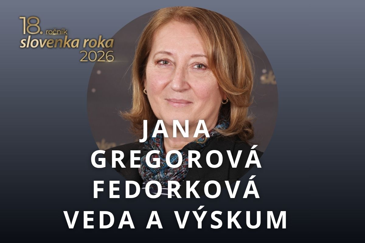 Nominantka v ankete Slovenka roka 2026 v kategórii Veda a výskum