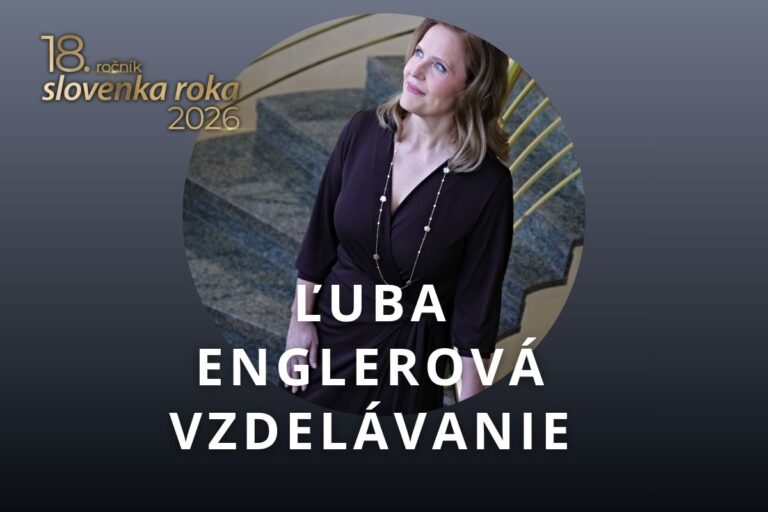 Nominantka v ankete Slovenka roka 2026 v kategórii Vzdelávanie