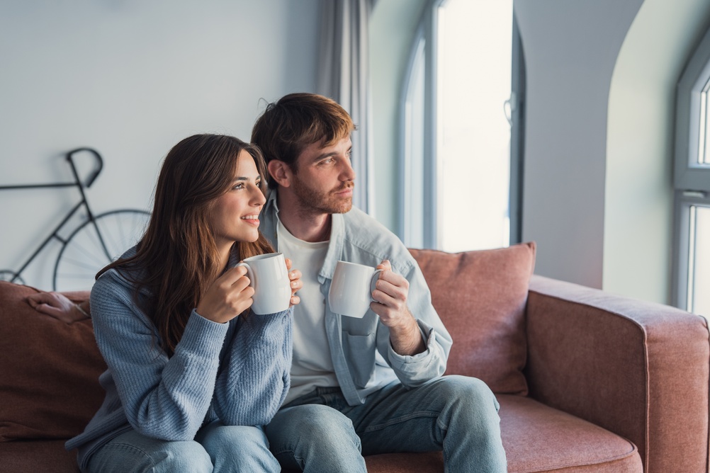thinking couple