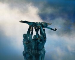 Dancers perform during the closing ceremony of the 2026 Winter Olympics, in Verona, Italy, Sunday, Feb. 22, 2026. (AP Photo/Ashley Landis)