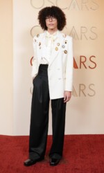 Reece Feldman arrives at the Oscars on Sunday, March 15, 2026, at the Dolby Theatre in Los Angeles. (Photo by Jordan Strauss/Invision/AP) Reece Feldman