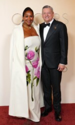 Nicole Avant, left, and Ted Sarandos arrive at the Oscars on Sunday, March 15, 2026, at the Dolby Theatre in Los Angeles. (Photo by Jordan Strauss/Invision/AP)