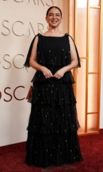 Maya Rudolph arrives at the Oscars on Sunday, March 15, 2026, at the Dolby Theatre in Los Angeles. (Photo by Richard Shotwell/Invision/AP)