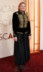 Ellen Kuras arrives at the Oscars on Sunday, March 15, 2026, at the Dolby Theatre in Los Angeles. (Photo by Richard Shotwell/Invision/AP)