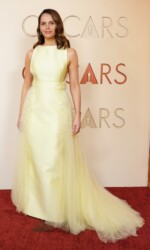 Felicity Jones arrives at the Oscars on Sunday, March 15, 2026, at the Dolby Theatre in Los Angeles. (Photo by Jordan Strauss/Invision/AP) Felicity Jones
